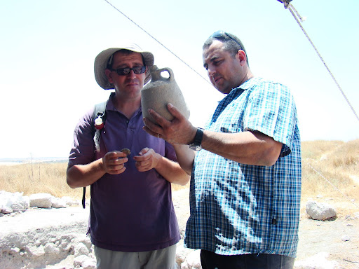 2012 Itzik and Amit admiring the decanter
